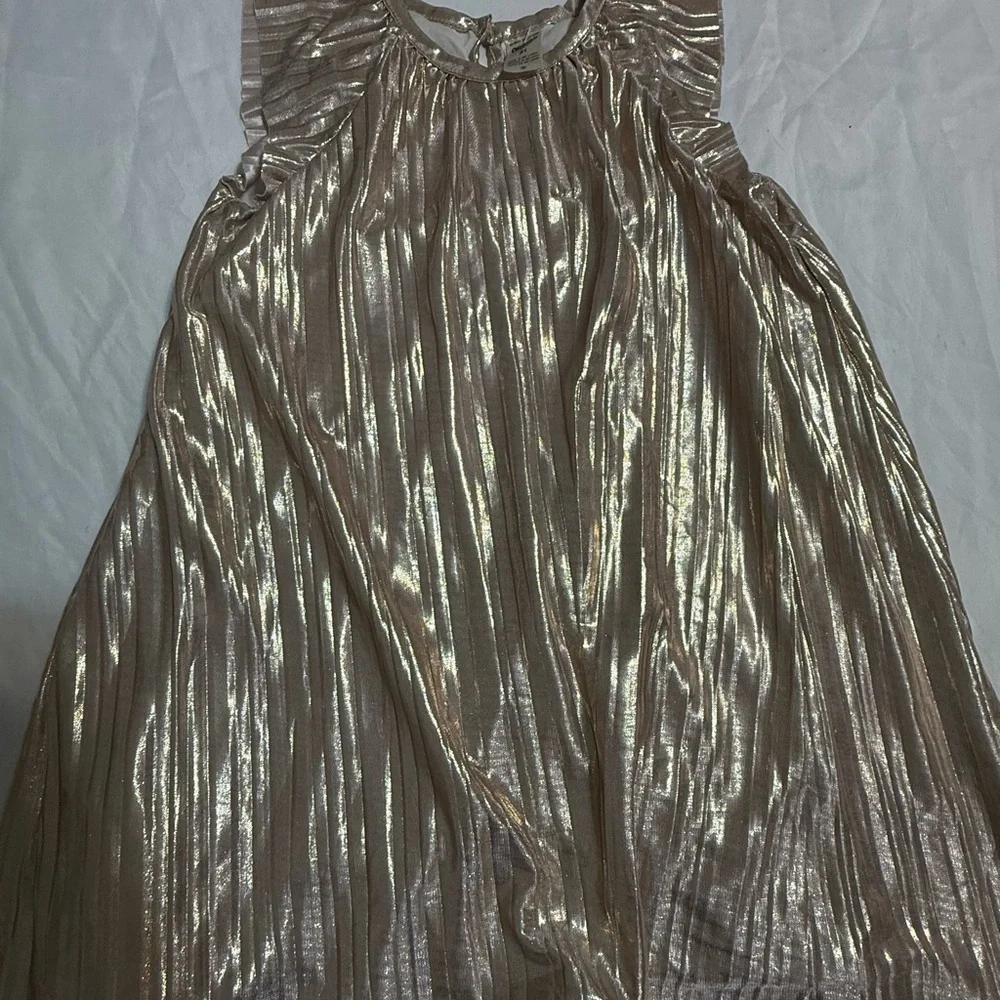 OshKosh B'gosh Girls Metallic Rose Dress